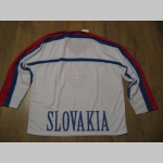 Slovensko - Slovakia biely hokejový dres materiál 100%polyester 