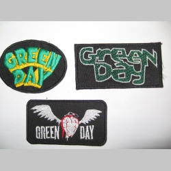 Green Day, vyšívaná nášivka cca 8x4cm, cena za 1ks!!!  skladom už len so žltozeleným nápisom.. 