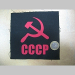 CCCP  malá potlačená nášivka rozmery cca. 12x12cm (neobšívaná)