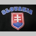 Slovakia čierna mikina bez kapuce