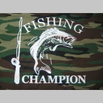 Fishing Champion  maskáčové rybárske tričko 100%bavlna