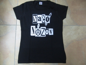 Načo Názov Old school Logo   dámske tričko Fruit of The Loom 100%bavlna 