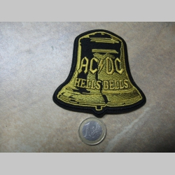 AC/DC nažehľovacia nášivka vyšívaná (možnosť nažehliť alebo našiť na odev)