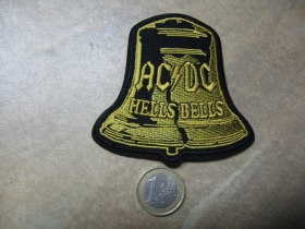 AC/DC nažehľovacia nášivka vyšívaná (možnosť nažehliť alebo našiť na odev)