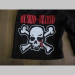 Blood for Blood čierne teplákové kraťasy s tlačeným logom