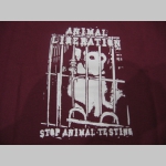 Animal Liberation - Stop animal Testing  pánske tričko 100%bavlna značka Fruit of The Loom