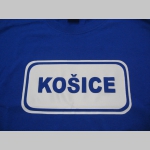 Košice   "mestská tabuľa" mikina s kapucou stiahnutelnou šnúrkami a klokankovým vreckom vpredu 