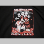 System of a Down, čierna pánska mikina s kapucou 80%bavlna 20% polyester