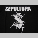 Sepultura  mikina s kapucou stiahnutelnou šnúrkami a klokankovým vreckom vpredu 