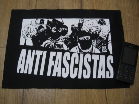 Antifascistas chrbtová nášivka rozmer cca. A4  (po krajoch neobšívaná)