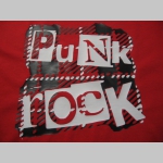 Punk rock Tartan pánske tričko 100 %bavlna značka Fruit of The Loom