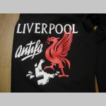 Antifascist Liverpool  čierne tepláky s tlačeným logom