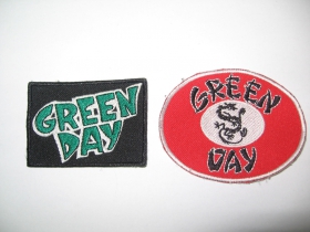 Green Day, vyšívaná nášivka cca 7x4cm, cena za 1ks!!!  