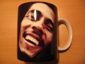 Bob Marley, porcelánový  pohár s uškom, objemom cca. 0,33L