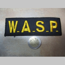 W.A.S.P.  nažehľovacia vyšívaná nášivka (možnosť nažehliť alebo našiť na odev)