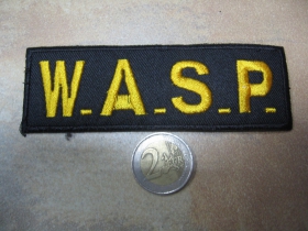 W.A.S.P.  nažehľovacia vyšívaná nášivka (možnosť nažehliť alebo našiť na odev)