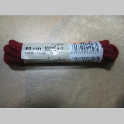 Bavlnené červené šnúrky do poltopánok dĺžka 60 cm  100%bavlna