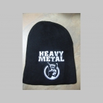 Heavy Metal   Zimná čiapka na založenie v zátylku s tlačeným logom univerzálna veľkosť 65%akryl 35%vlna