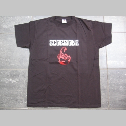 Scorpions čierne pánske tričko 100%bavlna