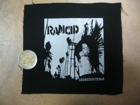 Rancid   malá potlačená nášivka rozmery cca. 12x12cm (neobšívaná)