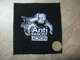 Antifascist Action malá potlačená nášivka rozmery cca. 12x12cm (po krajoch neobšívaná)