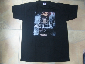 Sepultura čierne pánske tričko materiál 100%bavlna