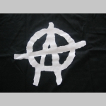 Anarchy - plamene, čierne pánske tričko s obojstrannou potlačou, 100%bavlna 