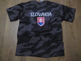Slovakia nočný maskáč - Nightcamo SPLINTER  pánske tričko 100%bavlna
