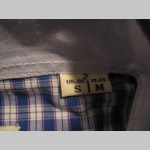 Lonsdale,pánska košeľa BERNY s krátkym rukávom, modrobiela 100%bavlna  posledný kus veľkosť S/M strih slim fit