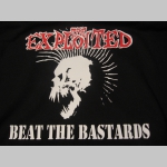 Exploited čierna p&aacute;nska mikina s kapucou stiahnuteľnou &scaron;n&uacute;rkou a klokankov&yacute;m vreckom vpredu