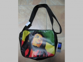 Bob Marley taška cez plece s nastaviteľným rameným pásom, rozmery cca. 35x28x10cm, materiál Polyester/Nylón