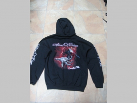 Children of Bodom - Something Wild,  čierna pánska mikina na zips s kapucou 70%bavlna 30%viskóza (chrbtová strana)