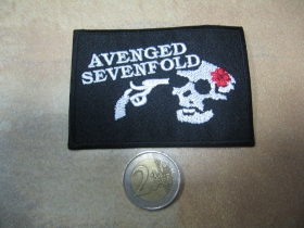 Avenged Sevenfold, vyšívaná nažehľovacia nášivka (možnosť nažehliť alebo našiť na odev) 