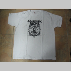 Agnostic Front, biele pánske tričko 100%bavlna 