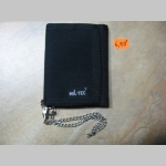 čierna vojenská peňaženka Mil-Tec so zapínaním na suchý zips,  pevná textília