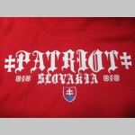Patriot Slovakia červené pánske tričko Fruit Of The Loom 100%bavlna