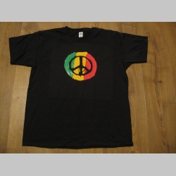 Rasta peace pánske tričko materiál 100%bavlna  značka Fruit of The Loom