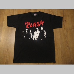 The Clash čierne pánske tričko materiál 100% bavlna