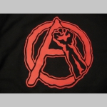 Anarchy päsť  polokošela s rôznofarebným lemovaním okolo límčekov a rukávov na výber podľa vášho želania!