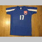 Slovensko futbalový dres č.17 HAMŠÍK detský aj dospelý strih materiál: 100%polyester Slovensko futbalový dres č.17 HAMŠÍK detský aj dospelý strih materiál: 100%polyester
