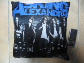 Asking Alexandria vankúšik cca.30x30cm 100%polyester