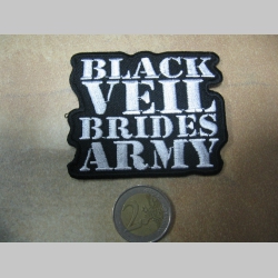 Black Veil Brides, vyšívaná nažehľovacia nášivka (možnosť nažehliť alebo našiť na odev) 