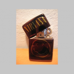 Nirvana - benzínový zapalovač s vypalovaným obrázkom (balené v darčekovej krabičke)