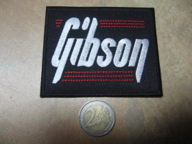 Gibson  vyšívaná nažehľovacia nášivka (možnosť nažehliť alebo našiť na odev) 
