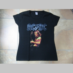 AC/DC čierne dámske tričko 100%bavlna