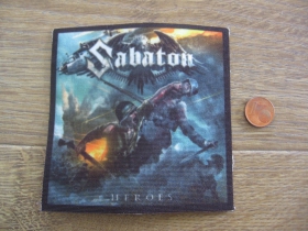 Sabaton ofsetová nášivka po krajoch neobšívaná cca. 9x9cm