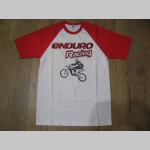 Enduro Racing dvojfarebné pánske tričko 100%bavlna značka Fruit of The Loom (viacero farebných prevedení)