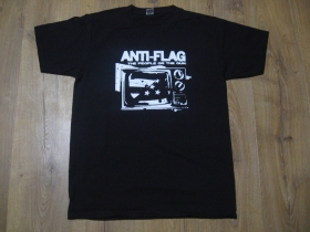 Anti Flag čierne pánske tričko 100%bavlna