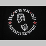 HC Punk Oi! Antifa League mikina s kapucou stiahnutelnou šnúrkami a klokankovým vreckom vpredu 