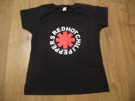 Red Hot Chili Peppers čierne dámske tričko materiál 100% bavlna